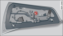 Rear light: Position of reversing light